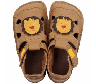 sandales barefoot enfant Nido Tikki Shoes marron leo