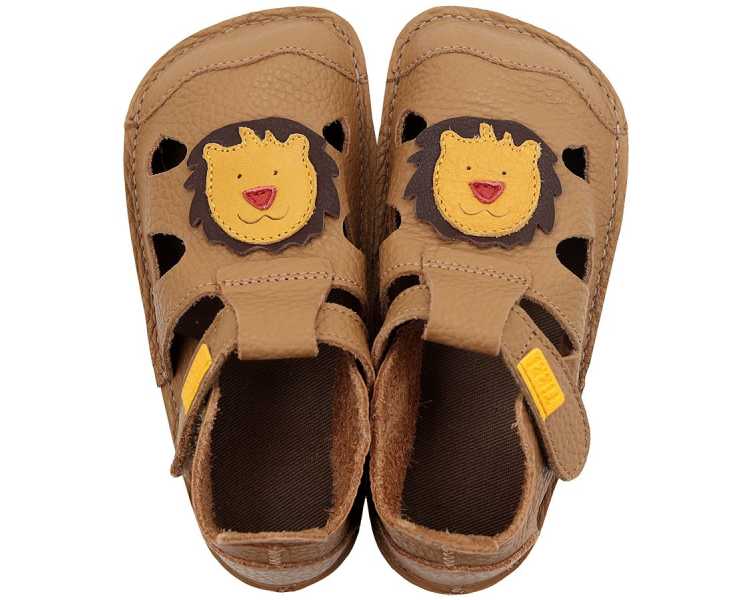 sandales barefoot enfant Nido Tikki Shoes marron leo