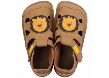 sandales barefoot enfant Nido Tikki Shoes marron leo