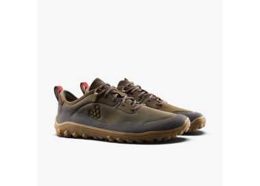 Chaussures minimalistes de randonnée Tracker Leather Low Mens de Vivobarefoot