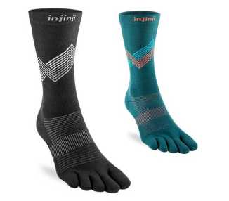 Chaussettes à doigts INJINJI Run Lightweight Crew