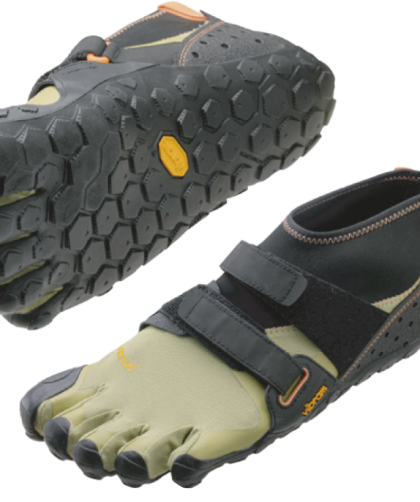 Fivefingers SCRAMKEY 2025 noir vert pour l'escalade et la marche d'approche