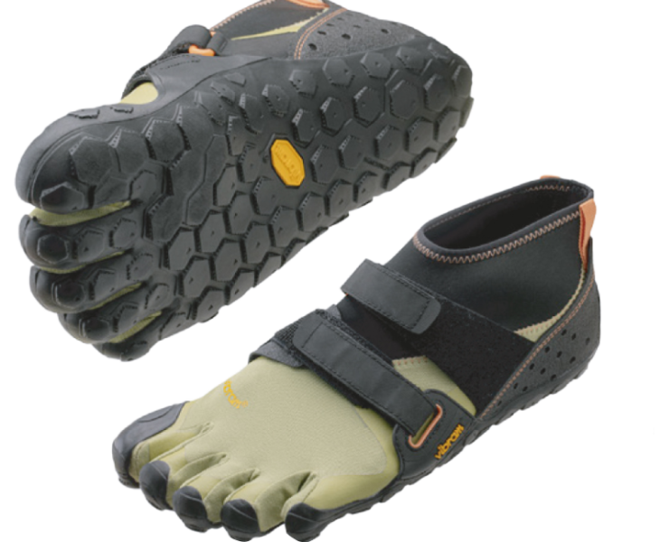 Fivefingers SCRAMKEY 2025 noir vert pour l'escalade et la marche d'approche